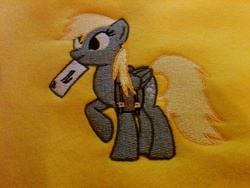 Size: 820x615 | Tagged: safe, artist:ethepony, derpy hooves, pony, g4, craft, embroidery