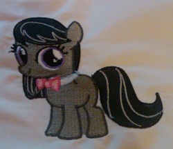 Size: 365x316 | Tagged: safe, artist:ethepony, octavia melody, earth pony, pony, g4, craft, embroidery, female, filly, solo