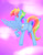 Size: 2164x2770 | Tagged: safe, artist:misukitty, rainbow dash, g4, butt, dock, featureless crotch, female, plot, solo