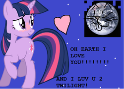 Size: 763x549 | Tagged: safe, twilight sparkle, g4, earth, shipping, twiearth