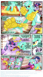 Size: 673x1186 | Tagged: safe, artist:ponymaan, lyra heartstrings, twilight sparkle, comic:by skywalker's hand, equestria girls, g4, comic, twilight sparkle (alicorn)