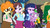 Size: 1245x701 | Tagged: safe, edit, edited screencap, screencap, scribble dee, twilight sparkle, velvet sky, human, equestria girls, g4, my little pony equestria girls, clothes, cutie mark on clothes, pregnant, pregnant edit, pregnant equestria girls, skirt, teen pregnancy