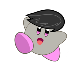 Size: 966x827 | Tagged: safe, artist:holsternicholson, octavia melody, puffball, g4, crossover, female, kirby, kirby (series), kirbyfied, nintendo, simple background, solo, species swap, transparent background