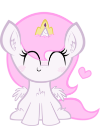Size: 801x997 | Tagged: safe, artist:tellabart, princess celestia, pony, g4, blushing, cewestia, cute, cutelestia, female, filly, happy, heart, simple background, smiling, solo, transparent background, vector