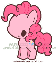 Size: 500x559 | Tagged: safe, artist:x-squishystar-x, pinkie pie, g4, animated, cute, diapinkes, female, solo, wink