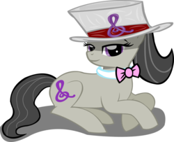 Size: 992x806 | Tagged: safe, artist:riskytheart, octavia melody, g4, female, hat, simple background, solo, transparent background, vector