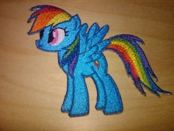 Size: 1024x768 | Tagged: safe, artist:ethepony, rainbow dash, pony, g4, embroidery, patch