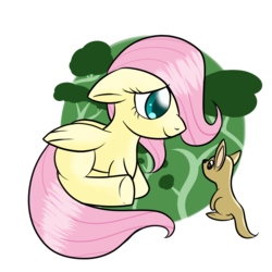 Size: 800x800 | Tagged: safe, artist:mister-markers, fluttershy, pegasus, pony, g4, female, filly, filly fluttershy, floppy ears, looking down, sitting, solo, younger