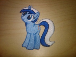 Size: 1024x768 | Tagged: safe, artist:ethepony, minuette, pony, unicorn, g4, embroidery, patch