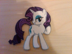 Size: 1024x768 | Tagged: safe, artist:ethepony, rarity, g4, embroidery, patch, solo