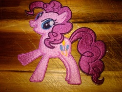 Size: 1024x768 | Tagged: safe, artist:ethepony, pinkie pie, g4, embroidery, patch