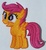 Size: 773x842 | Tagged: safe, artist:ethepony, scootaloo, pony, g4, embroidery, female, palindrome get, patch, solo