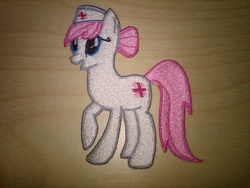 Size: 1024x768 | Tagged: safe, artist:ethepony, nurse redheart, g4, embroidery, patch