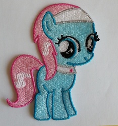 Size: 620x663 | Tagged: safe, artist:ethepony, lotus blossom, g4, embroidery, filly, patch
