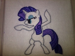 Size: 1024x768 | Tagged: safe, artist:ethepony, rarity, g4, embroidery, patch, solo