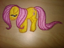 Size: 1024x768 | Tagged: safe, artist:ethepony, fluttershy, g4, embroidery, patch