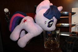 Size: 3888x2592 | Tagged: safe, twilight sparkle, g4, 4de, alcohol, irl, photo, plushie