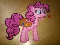 Size: 1024x768 | Tagged: safe, artist:ethepony, pinkie pie, g4, embroidery, patch