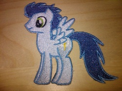 Size: 1024x768 | Tagged: safe, artist:ethepony, soarin', g4, embroidery, patch