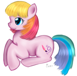 Size: 1100x1079 | Tagged: safe, artist:lizzyrascal, toola-roola, earth pony, pony, g3, g3.5, g4, female, g3 to g4, g3.5 to g4, generation leap, mare, simple background, smiling, solo, transparent background