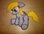 Size: 1024x768 | Tagged: safe, artist:ethepony, derpy hooves, g4, embroidery, filly, patch