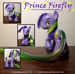 Size: 901x886 | Tagged: safe, artist:mommakip, prince firefly, g2, g4, customized toy, g2 to g4, generation leap