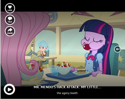 Size: 602x475 | Tagged: safe, equestria girls, g4, agony booth, review, video at source