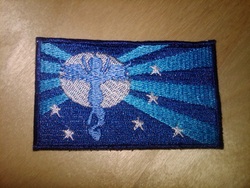 Size: 1024x768 | Tagged: safe, artist:ethepony, princess luna, g4, embroidery, flag, patch