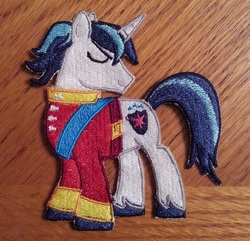 Size: 1022x984 | Tagged: safe, artist:ethepony, shining armor, g4, embroidery, patch
