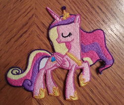 Size: 906x771 | Tagged: safe, artist:ethepony, princess cadance, g4, embroidery, patch