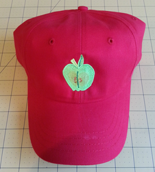 Size: 878x970 | Tagged: safe, artist:ethepony, big macintosh, g4, apple, cutie mark, embroidery, hat