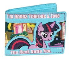 Size: 1001x787 | Tagged: safe, twilight sparkle, g4, female, love and tolerate, merchandise, solo, wallet
