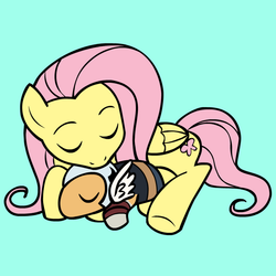 Size: 945x945 | Tagged: safe, artist:megasweet, artist:pacce, fluttershy, g4, beta ray bill, colored, crossover