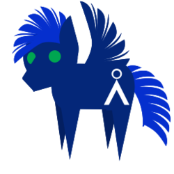 Size: 256x256 | Tagged: safe, artist:crusierpl, oc, oc only, oc:crusier, pegasus, pony, battlefield 4, emblem, pointy ponies, solo