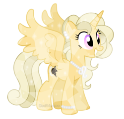 Size: 1092x1054 | Tagged: safe, artist:decprincess, oc, oc only, oc:neo, alicorn, pony, alicorn oc, crystallized, solo