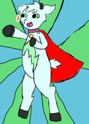 Size: 455x636 | Tagged: safe, artist:trickster-maplehoof, oc, oc only, goat, non-pony oc, solo