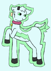 Size: 514x715 | Tagged: safe, artist:trickster-maplehoof, oc, oc only, goat, non-pony oc, solo