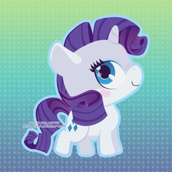 Size: 450x450 | Tagged: safe, artist:miss-glitter, rarity, pony, unicorn, g4, female, solo