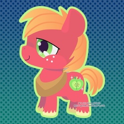 Size: 450x450 | Tagged: safe, artist:miss-glitter, big macintosh, earth pony, pony, g4, male, solo, stallion