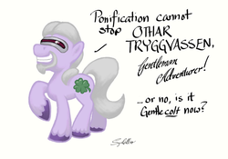 Size: 1024x715 | Tagged: safe, artist:syncallio, pony, girl genius, othar tryggvassen, ponified, solo