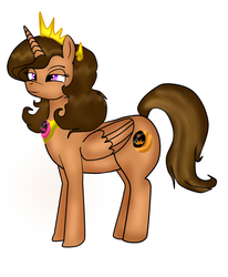 Size: 861x1045 | Tagged: safe, artist:odiz, oc, oc only, oc:meya, alicorn, pony, alicorn oc, solo