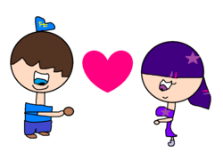 Size: 1008x730 | Tagged: safe, artist:catalina12323, twilight sparkle, cyclops, human, g4, crossover, duo, fix-it felix jr., humanized, light skin, ms paint, wat, why, wreck-it ralph