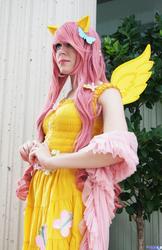 Size: 1331x2048 | Tagged: safe, artist:panda treats, fluttershy, human, g4, cosplay, irl, irl human, photo, solo