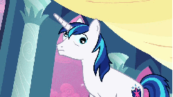 Size: 853x479 | Tagged: safe, shining armor, pony, unicorn, g4, animated, derp, extreme speed animation, googly eyes, male, solo