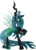 Size: 4654x6500 | Tagged: dead source, safe, artist:theshadowstone, queen chrysalis, changeling, changeling queen, g4, absurd resolution, crystallized, female, simple background, solo, transparent background, vector