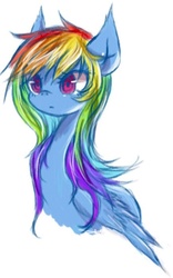 Size: 435x699 | Tagged: source needed, safe, artist:miy316, rainbow dash, g4, female, solo