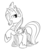 Size: 600x683 | Tagged: safe, artist:xioade, trixie, alicorn, pony, g4, alicornified, female, monochrome, race swap, smiling, solo, trixiecorn