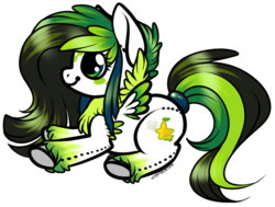 Size: 584x442 | Tagged: safe, artist:haventide, oc, oc only, pegasus, pony, bellowfain, plushie, solo