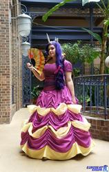 Size: 1291x2048 | Tagged: safe, artist:lo-botomy, rarity, human, g4, clothes, cosplay, dress, gala dress, irl, irl human, photo, solo