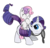 Size: 700x665 | Tagged: safe, artist:rainbow-dosh, artist:xioade, rarity, sweetie belle, g4, bridle, collar, cute, diasweetes, female, leash, pet, pet play, ponies riding ponies, raribetes, raridog, riding, sisters, sweetie belle riding rarity, tack